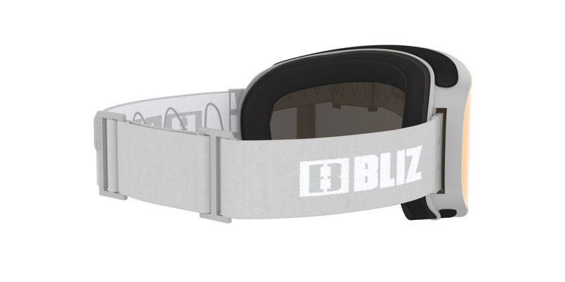 Bliz Flow, Linsefarge: Brown & Red, Innfatningsfarge: Light Grey
