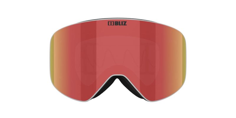 Bliz Flow, Linsefarge: Brown & Red, Innfatningsfarge: Light Grey
