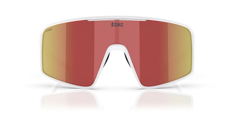 Bliz P001 Innfatningsfarge: Matte White Linsefarge: Brown/Red Mirror