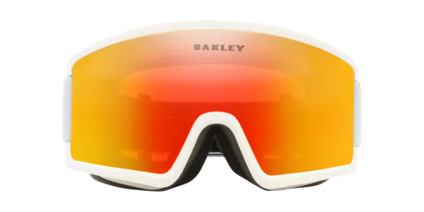 Oakley Target Line M Fire Iridium Brilleglass, Matte White Strop
