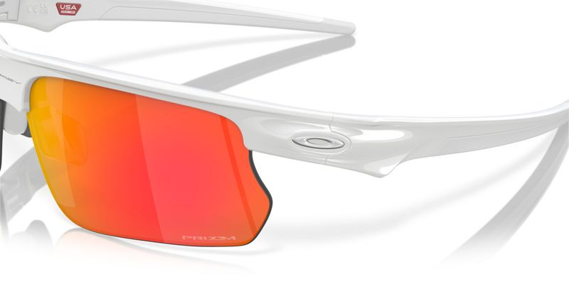 Oakley BiSphaera prizm ruby, polished white Innfatning