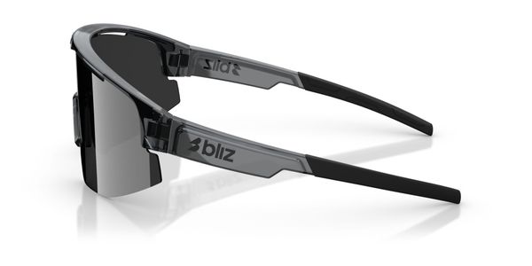 Bliz Matrix Innfatningsfarge: Crystal Black Linsefarge: Smoke Silver